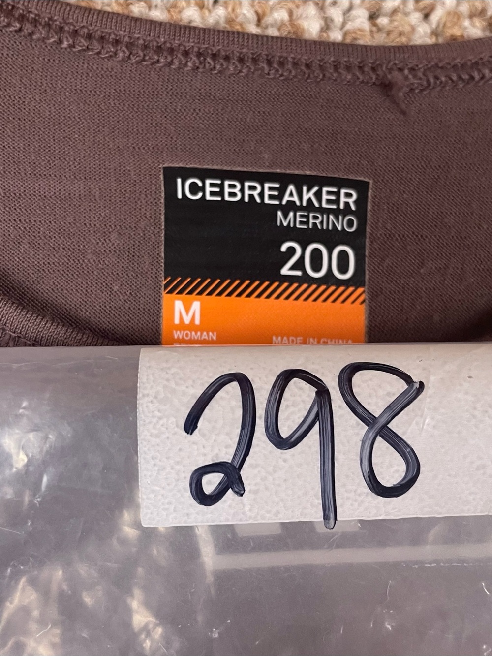 Icebreaker Shirt Womens Medium Merino 200 Wool Performance Base Layer Hiking 298 - Picture 10 of 10